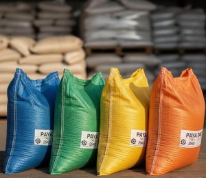 مشاوره و خرید گونی پلی‌پروپیلن از پایا تک و در 4 رنگ