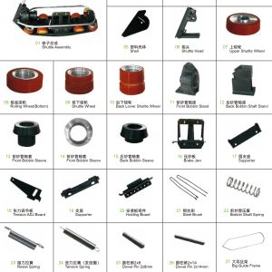 قطعات دستکاه گردباف SBY-850×6 ATA /Creation